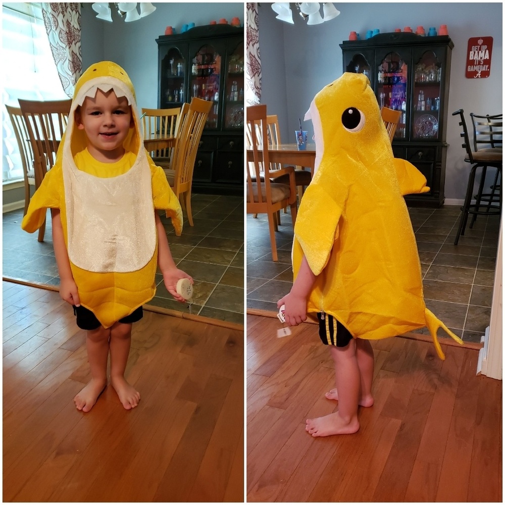 Baby Shark childs small costume